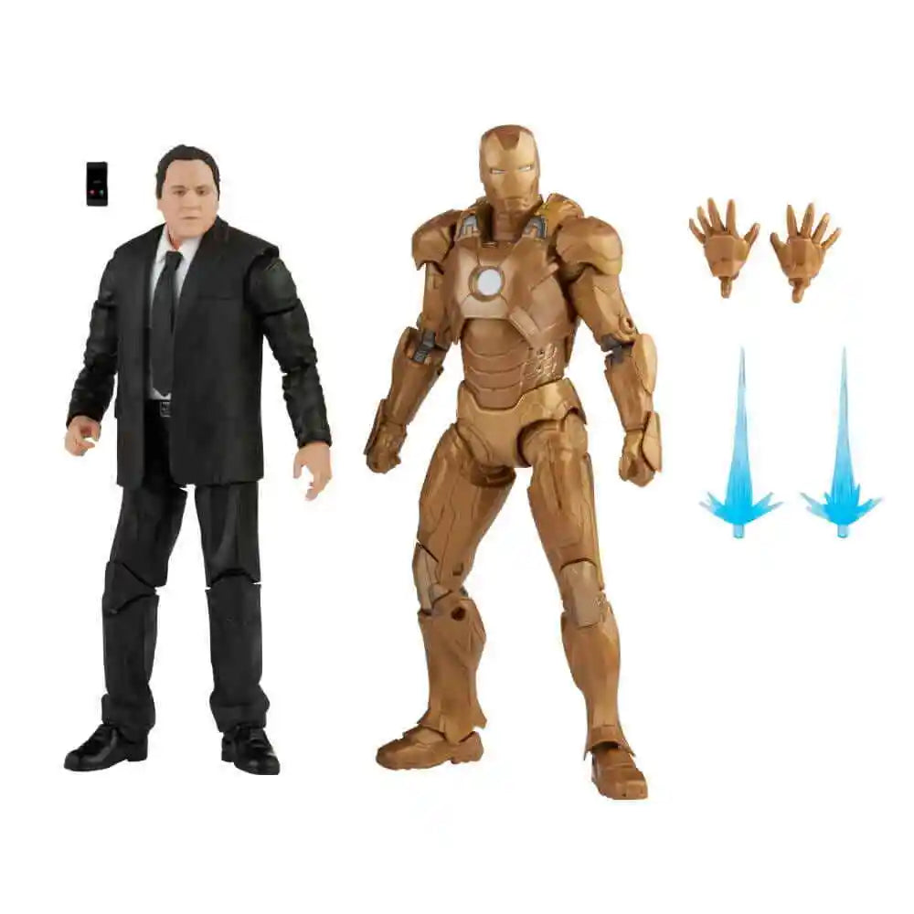 Marvel Legends Infinity Saga Ironman Mark XXI & Happy Hogan 2-Pack Exclusive 6" Loose Action Figure