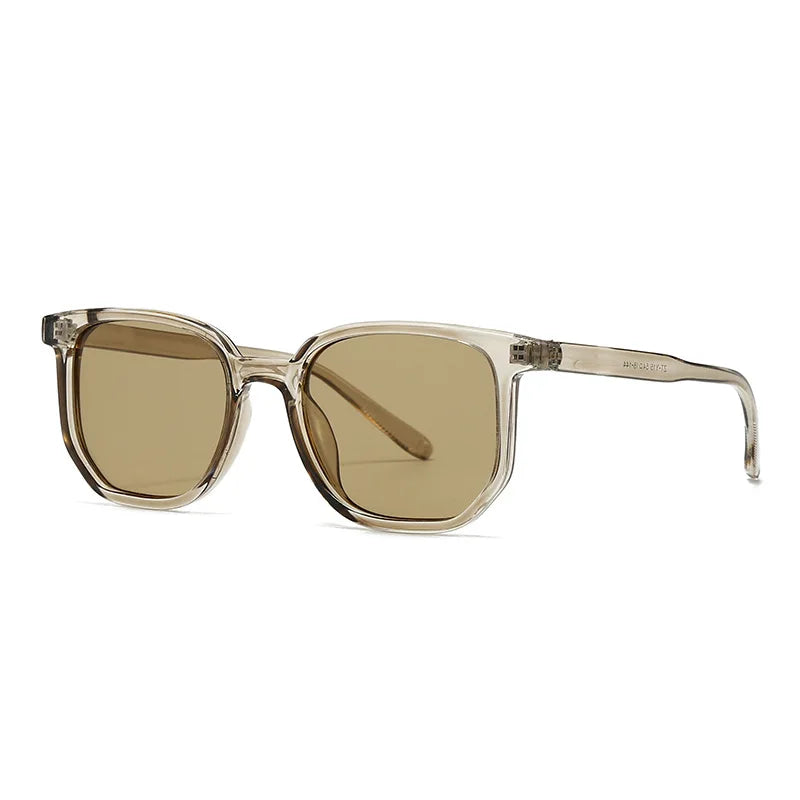 JNPCXI New Ins Popular Fashion Women Square Sunglasses Shades UV400 Retro Gray Gray Men Trending Sun Glasses