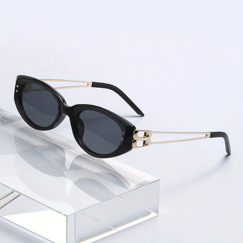 New Trendy Cat Eye Sunglasses Casual and Versatile Korean Version Fashionable Sunglasses Sun Protection High-end Feel