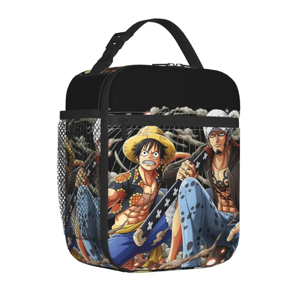 One Piece Monkey D Luffy Anime Insulated Lunch Thermal Bag Work School Bag M12