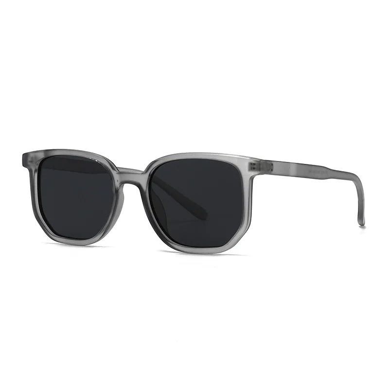 JNPCXI New Ins Popular Fashion Women Square Sunglasses Shades UV400 Retro Gray Gray Men Trending Sun Glasses