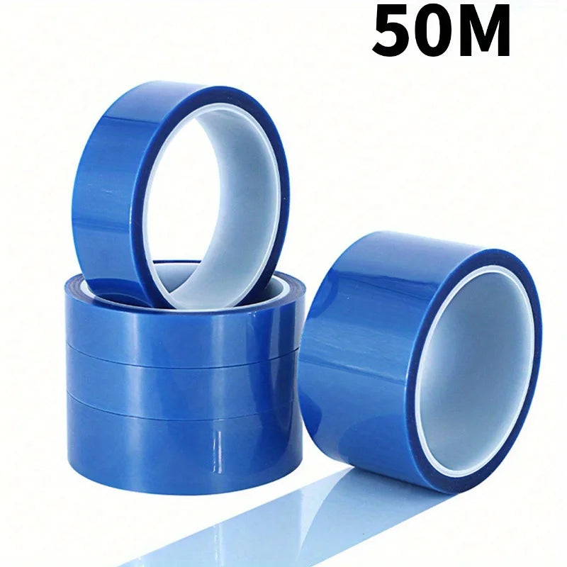 50M Premium Heat Transfer Tape - High-Temperature Resistant, No-Residue Adhesive For DIY Crafts & Sublimation Projects