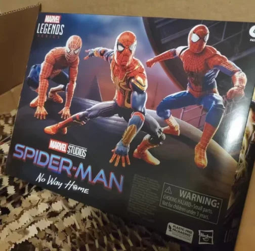 Original Hasbro Marvel Legends Series Spider-Man No Way Home Anime Figure Collection Model Toys