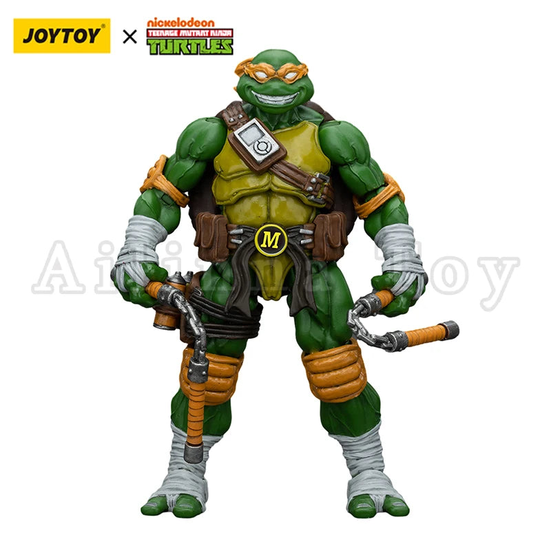 JOYTOY 1/18 Action Figure Turtles-Michelangelo Donatello Leonardo Raphael Anime