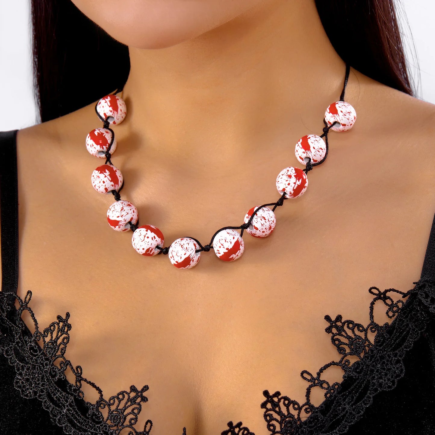 Trendy Goth Halloween Necklace for Women Cartoon Funny Pumpkin Ghost Bat Witch Pendant Necklace Girls Cosplay Party Jewelry Gift