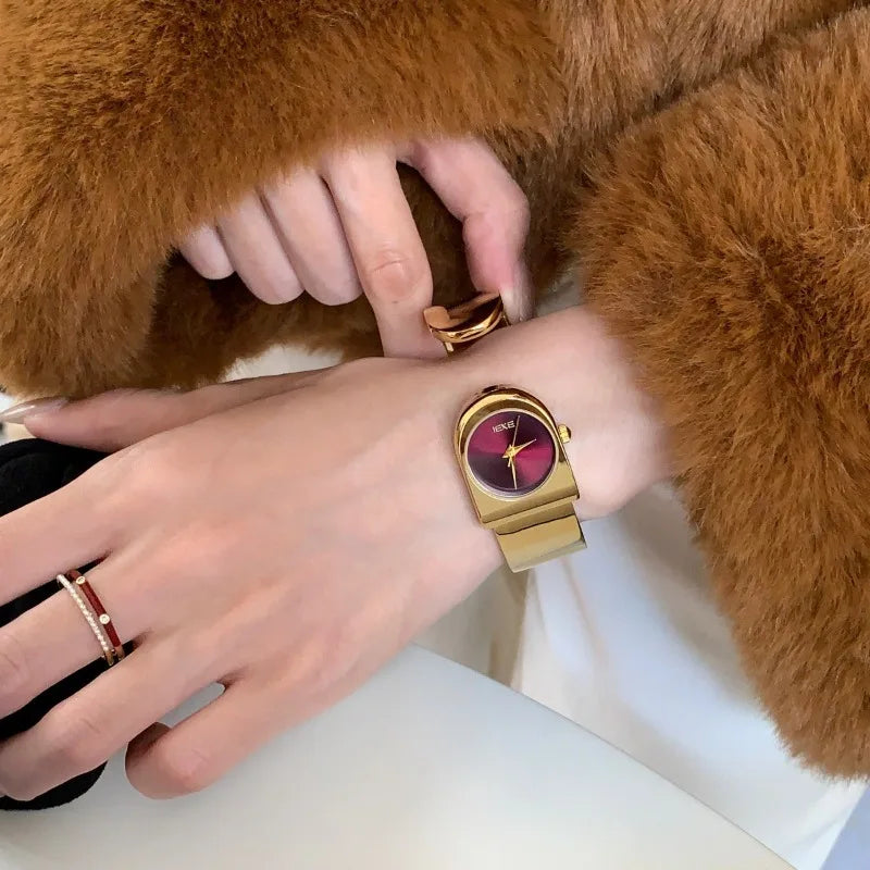 2026 Fashion Women's Watch Fashion Stainless Steel Bracelet Wristwtch Women's Quartz Watch Gift Suitable for Gifts Dropshipping