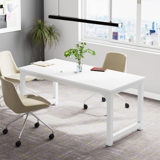 Tribesigns Modern Computer Desk, 63 x 31.5" Large Table For Writing, Workstation