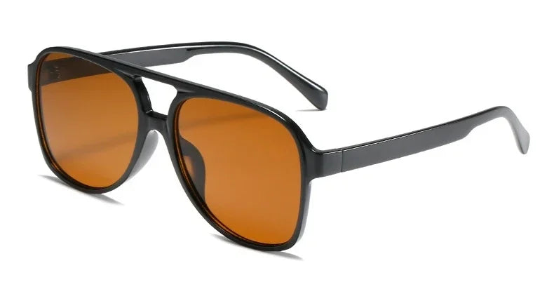 JNPCXI Double Bridge Classic Pilot Sunglasses Women Retro Vintage Sun Shades Glasses Unisex Driving Eyewear