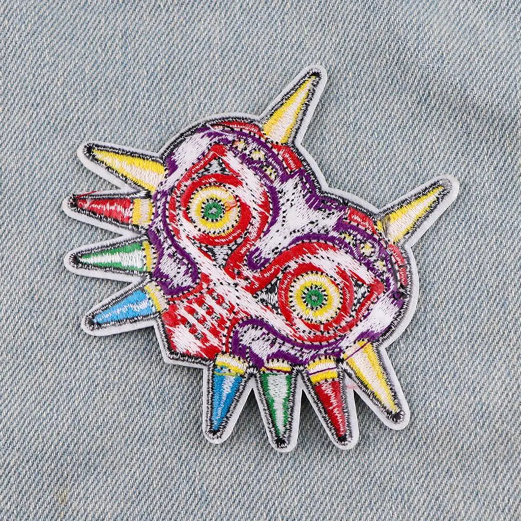 AD2683 Cartoon Game Owl Patch Embroidered Iron On Patches For Clothing Sewing Sticker Clothes Badges DIY Appliques