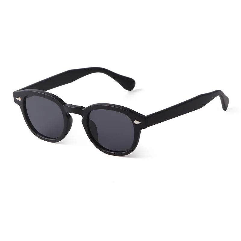 JNPCXI Fashion Gradient Blue Round Sunglasses for Women Men Vintage Tortoise Square Sun Glasses Lunettes De Soleil