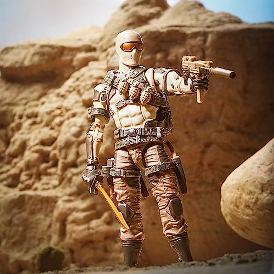 GI JOE Classified Series 92 Desert Commando Snake Eyes Action Figure Model