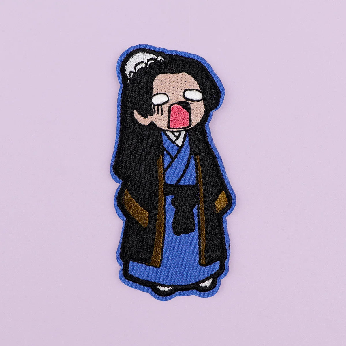Funny Anime Boy Iron On Patch Clothes Patch For Clothing Cartoon Embroidered Patch Garment Apparel Accessories Sewing Stickers