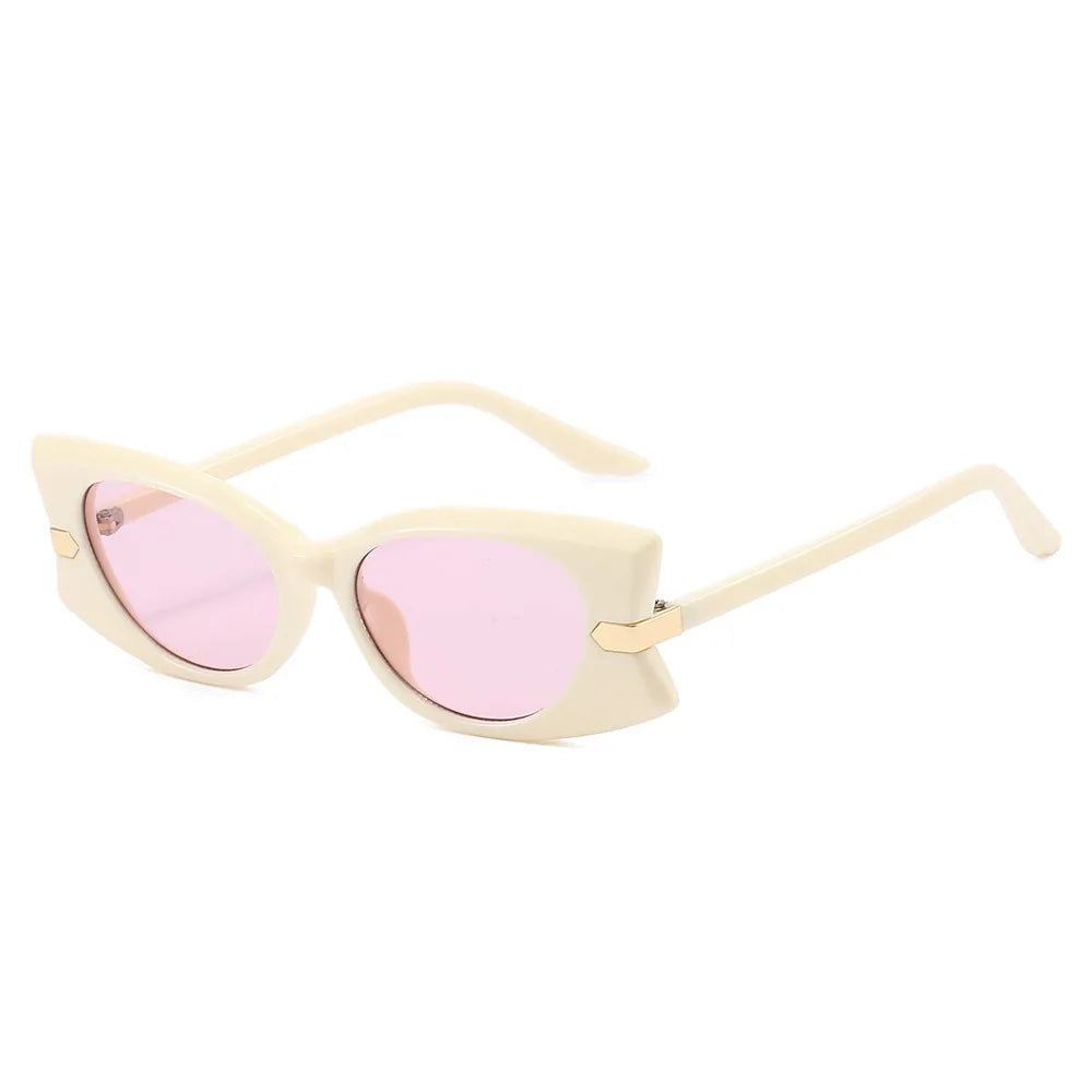 JNPCXI New High Quality Sun Glasses Travel Butterfly Frame Decoration Shades UV400 Punk Retro Sunglasses Eyeglasses for Women