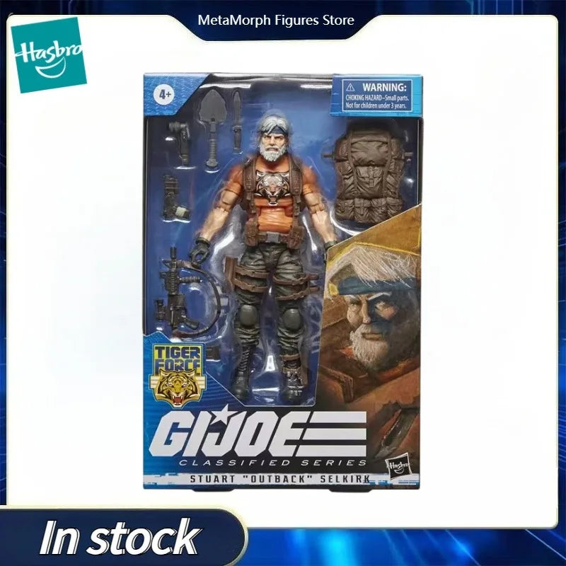 Original Hasbro G.I. Joe Classified Series Tiger Force Stuart Outback Selkirk Action Figure Collection Model Toys