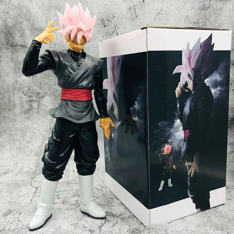 Super Dragon Ball Heroes Figure Zamasu Black Goku 25cm PVC Action Figures GK Statue Collection Model Toys for Children Gifts