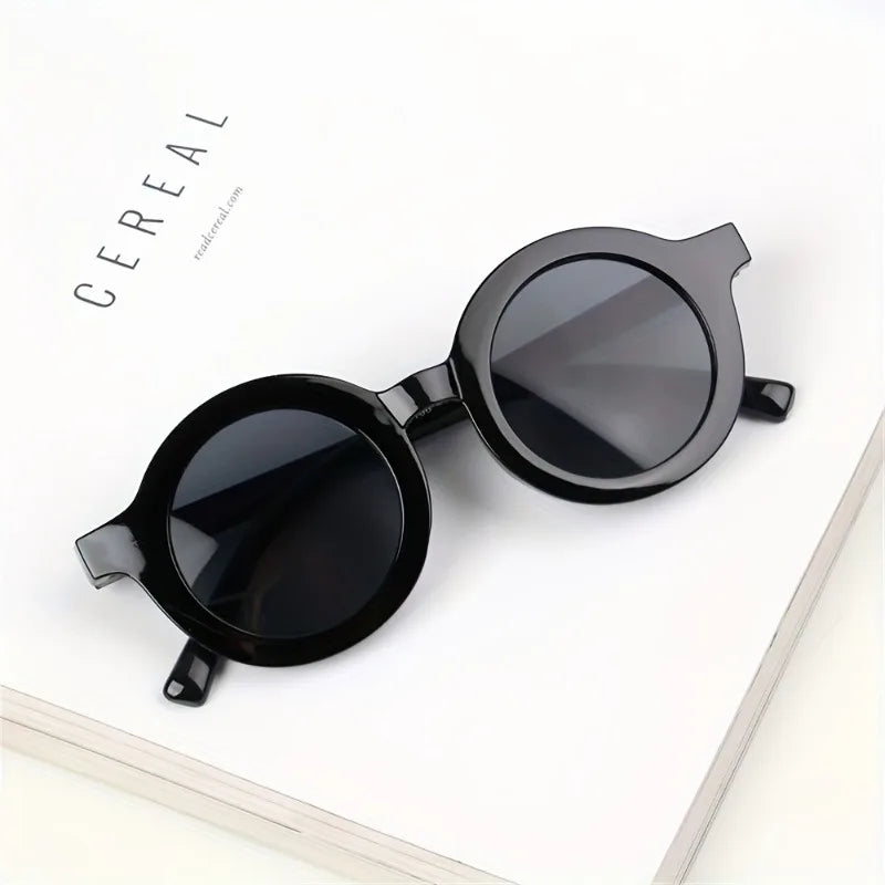 4pcs Cute Round Frame And Bear Ear Shaped Fashion Glasses Perfect for Parties And Birthday And Holiday Gifts