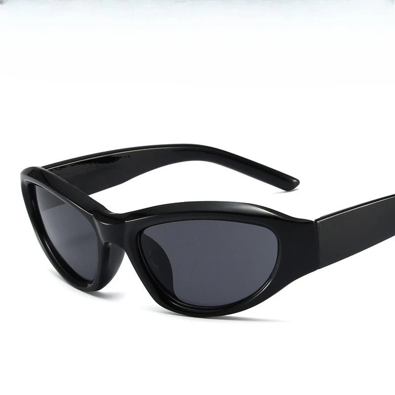 Pink Blue Barrier Glasses Futurist Cyberpunk Fashion Glasses  Pink Lens Suitable for Screen Sports and Street Wear Glasses