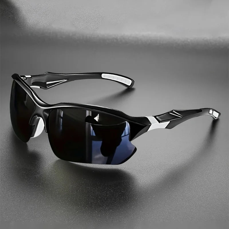 Unisex Lightweight and Durable PC Frame Lens Fashion Glasses Stylish Purple Black Contrasting Design Suitable for Casual Wear