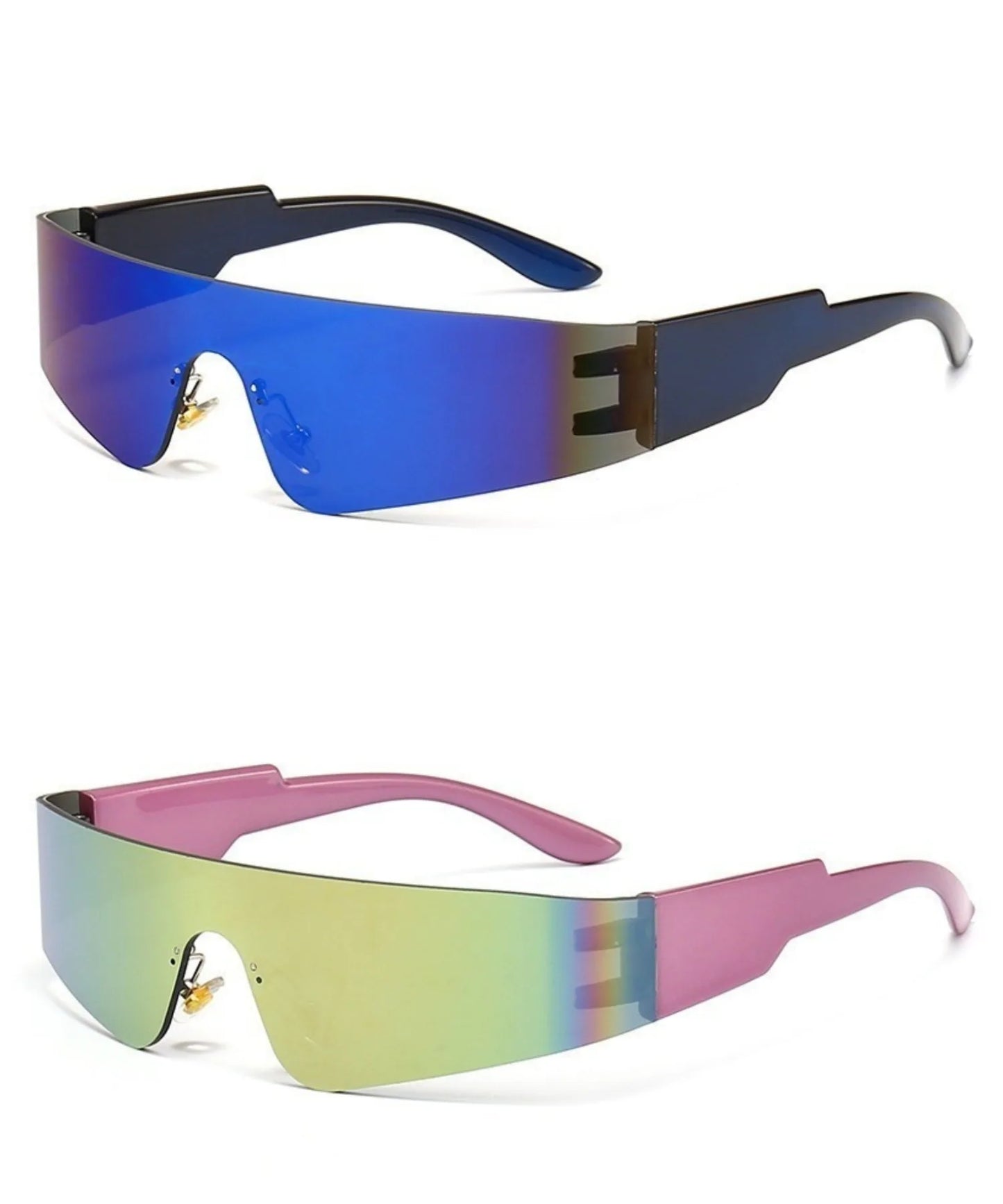 Y2K Sunglasses Eyewear Steampunk Sports Punk Goggles Fashionable  Future Style