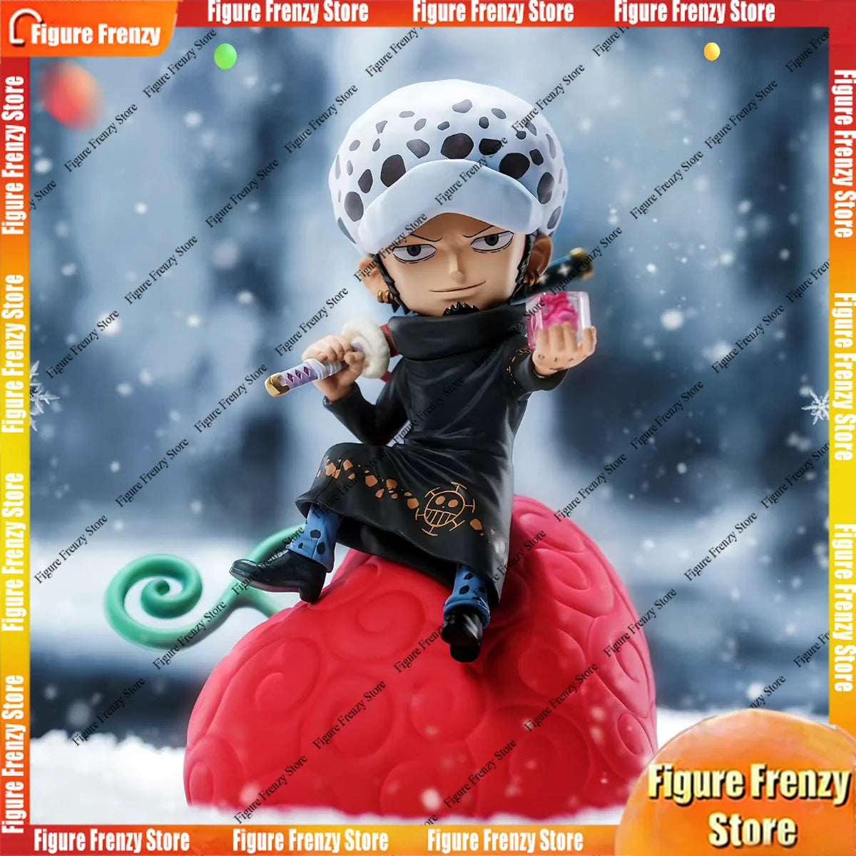 Special OfferHot Anime One Piece Devil Fruit Robin Ace Luffy Nico Night Light Figure Mol Figure Desktop Ornament Trendy Toys Bir