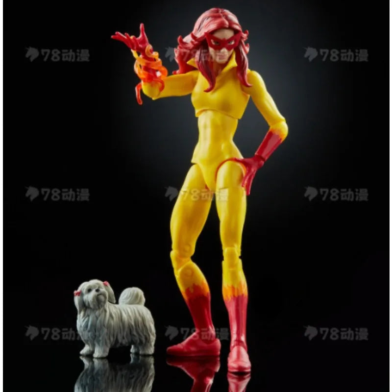 Original Hasbro Marvel Legends Series Firestar Anime Figure Toy Collection Gift