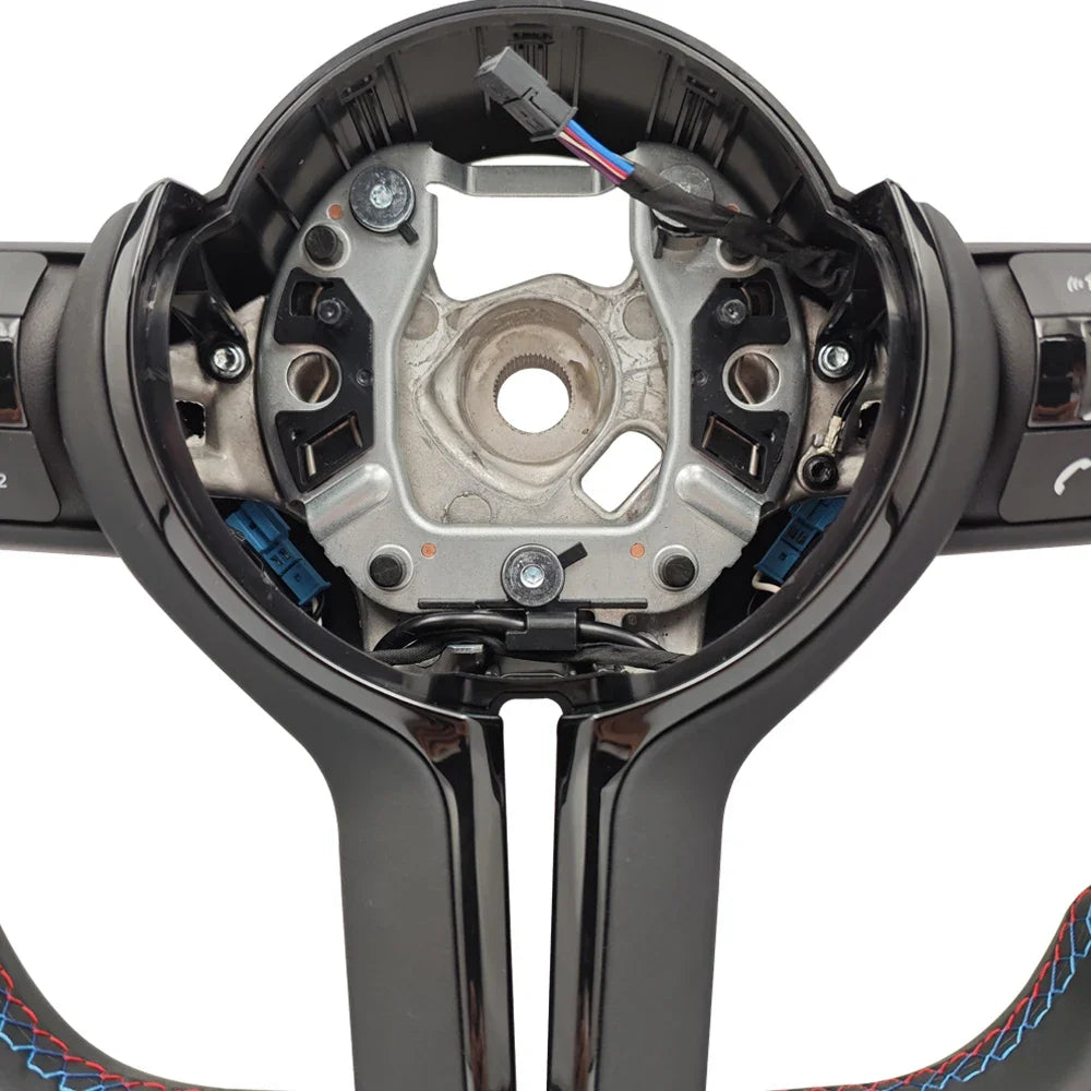 Blue Red M Sport Steering Wheel for BMW F01 F06 F10 F11 F12 F20 F21 F22 F25 F26 F30 F31 F32 F33 F34 F36 M3 F80 M4 F82 M5 F90