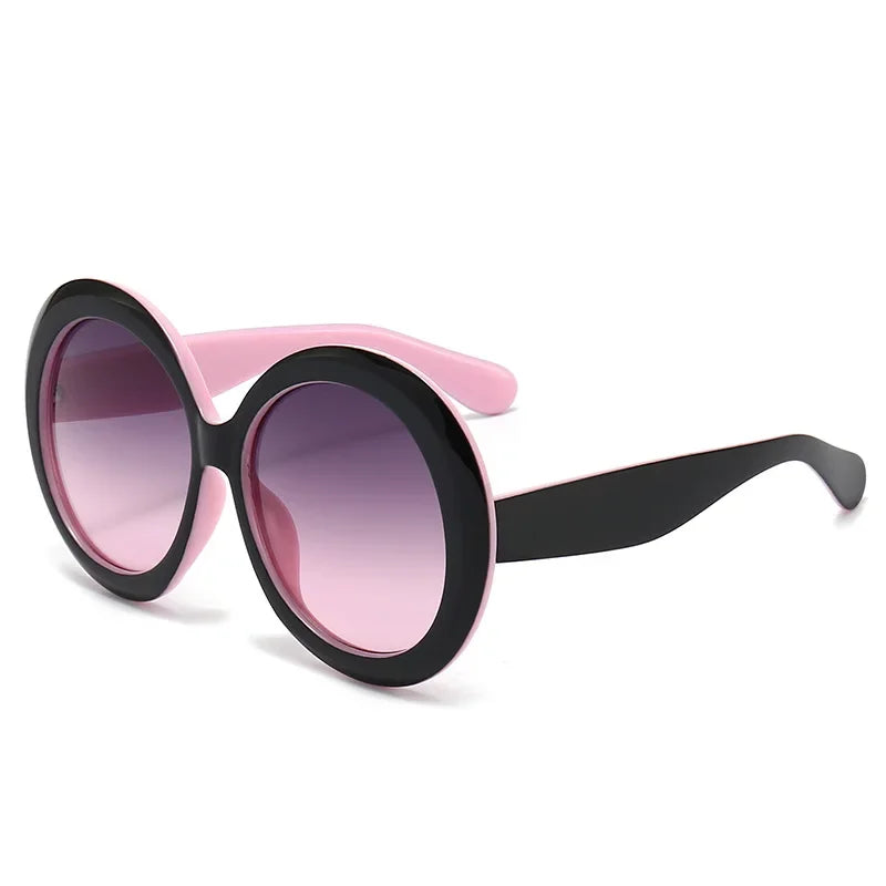 JNPCXI Oversized Round Sunglasses Women Men Luxury Brand Big Frame Sun Glasses Goggles Large Shades Unisex Riding Eyeglasses