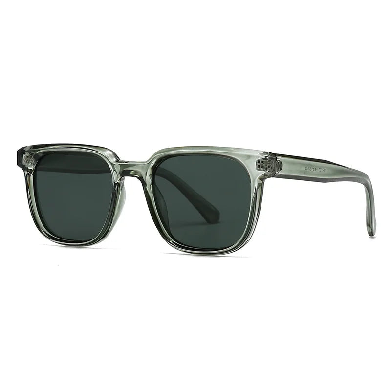 JNPCXI New Fashion Square Sunglasses Women Gradient Orange Candy Color Shades UV400 Retro Rivets Men Trending Sun Glasses