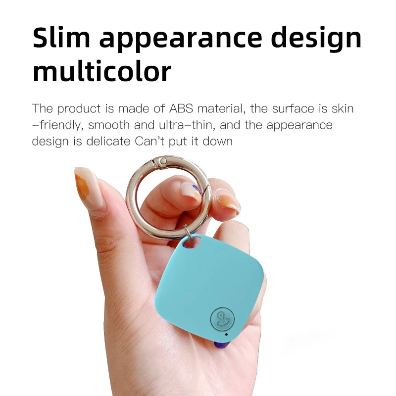 Mini Bluetooth 5.0 Tracker AntiLost Device Round Pet Kids Bag Wallet Tracking