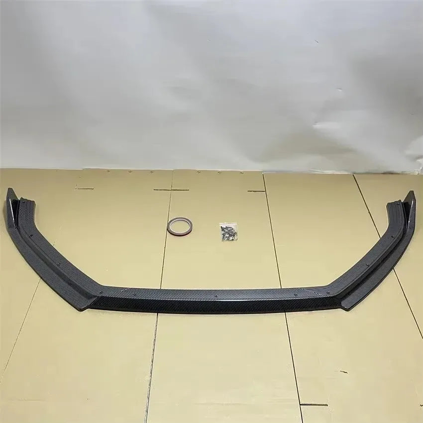 For VW Polo MK5 6R Standard Pre‑Facelift 2009-2013 Pcs Front Bumper Lip Spoiler Splitter Diffuser Separator Bodykits Gloss Black