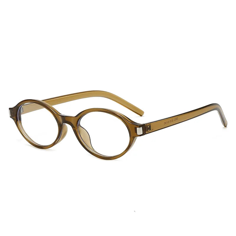JNPCXI New Oval Sunglasses for Women Retro Trendy Personality New 2025 Model Fashionable Sun Glasses