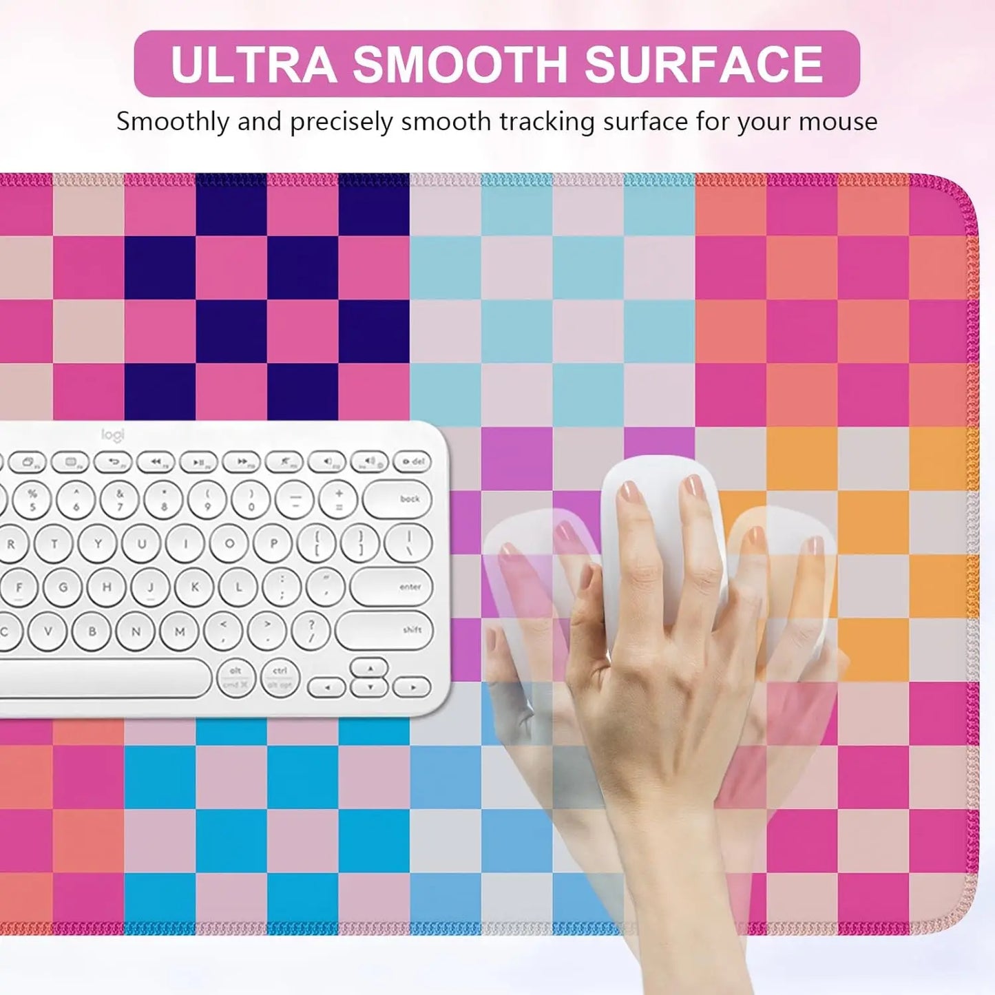 Desk Matt for Desktop, Cute Desk Pad Mat, XXL Large Mouse Pad, Keyboard Pad Mouse Mat for Computer