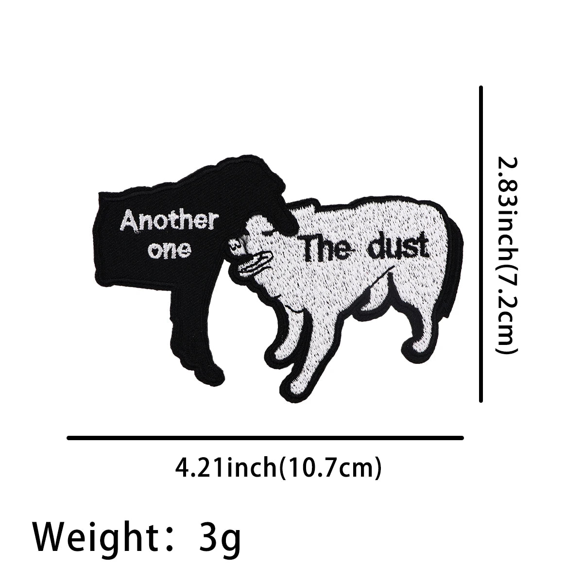 Funny Goose Patch Cartoon Embroidered Patches For Clothing DIY Iron on Patches For Clothes Letters Patch Stickers