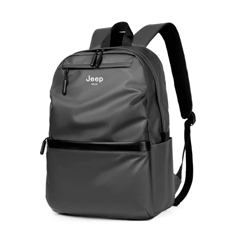 JEEP BULUO Men Ultralight Backpack Soft Backpack Laptop Waterproof Travel Bag