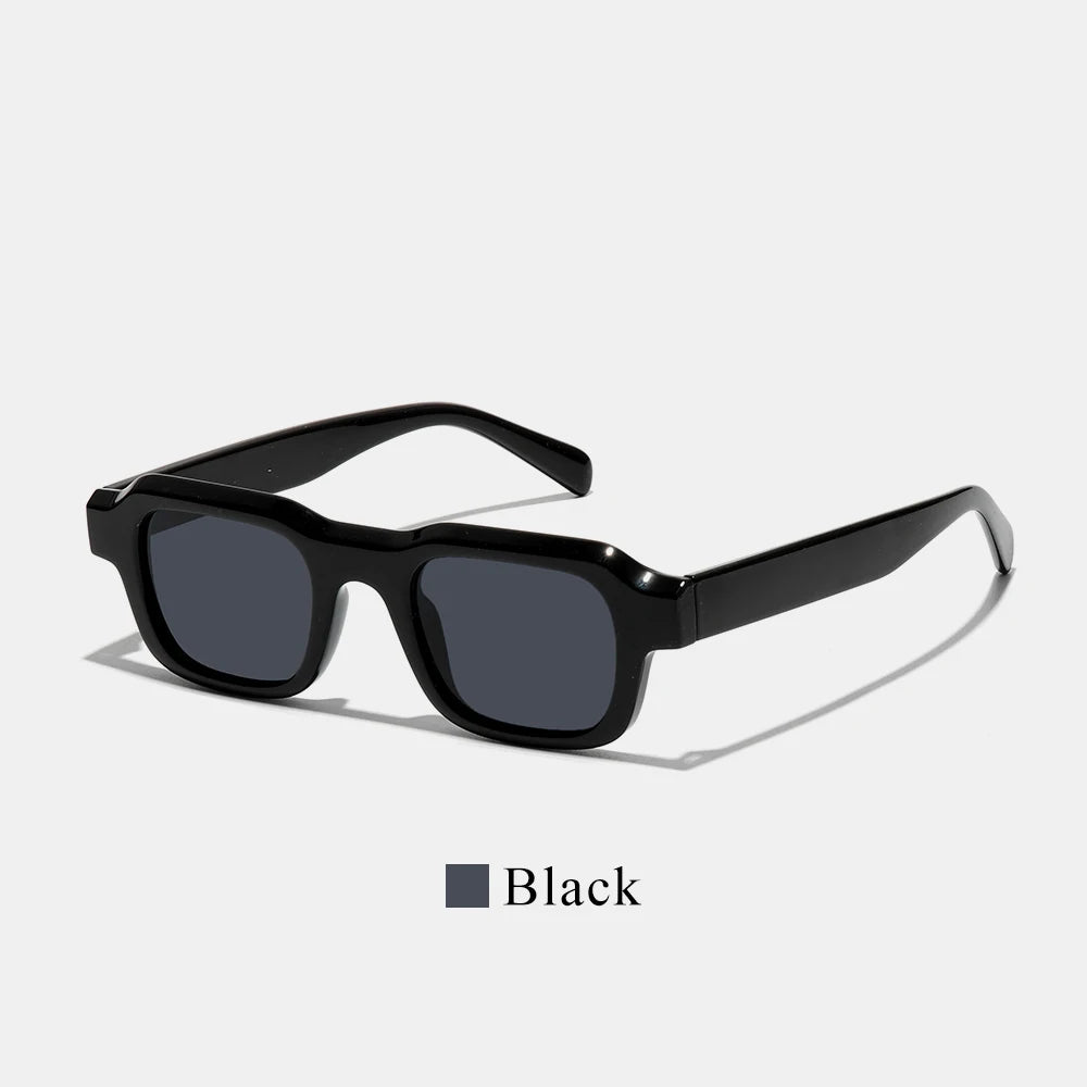2026 Trendy Small Square Sunglasses Men Women Retro Rectangle Vintage UV400 Gradient Shades Travel Beach Street Eyewear Fashion
