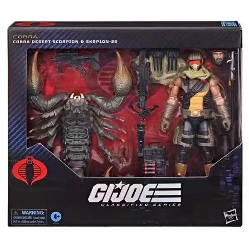 Original Hasbro G.I. Joe Classified Series 180 Cobra Desert Scorpion & Skrp10n-25 Anime Figure Toy Model Collection