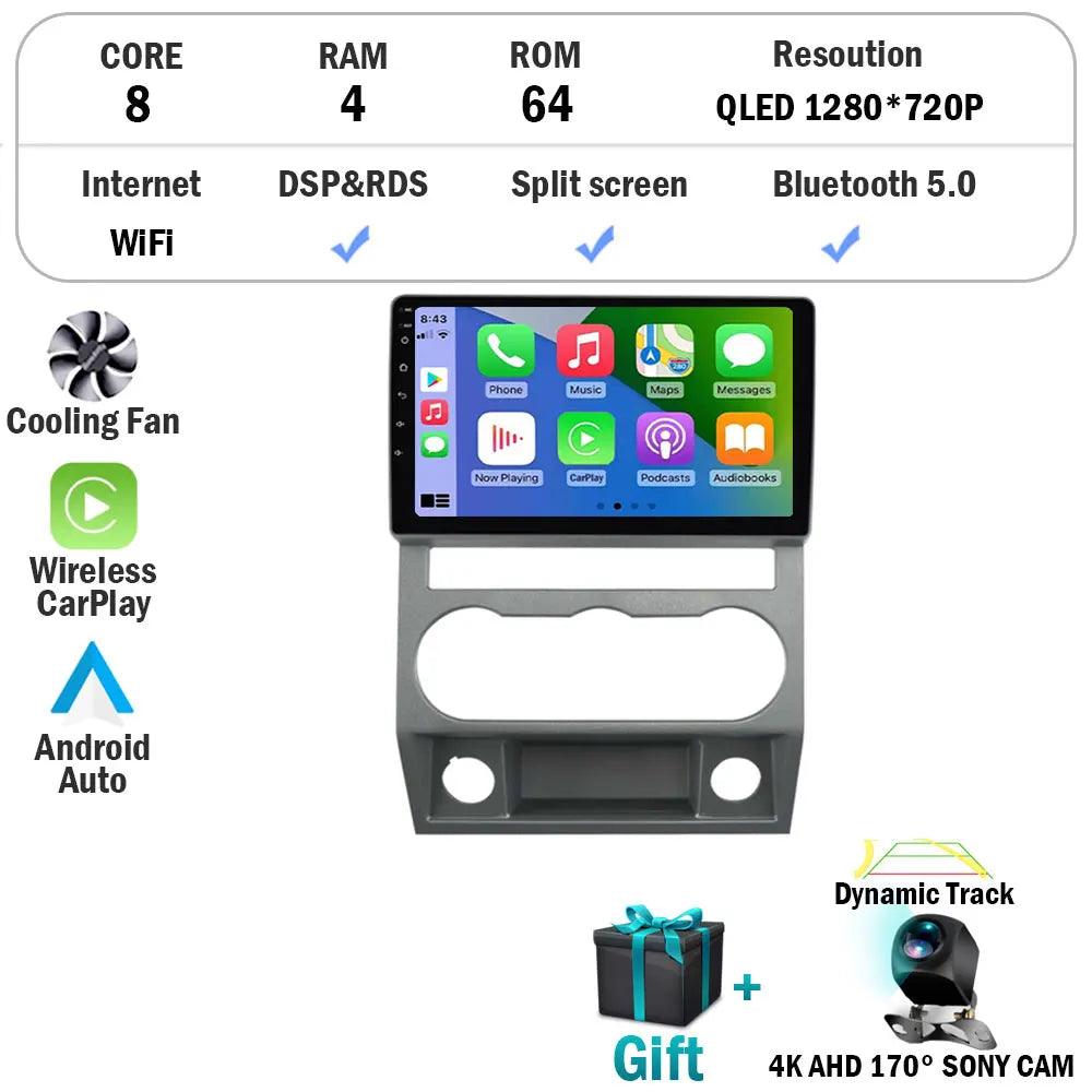Android 15 Car Radio Multimedia Video Player For GAZ Gazelle Next 2016+ 2 Din Navigation GPS Carplay Autoradio Stereo WIFI 4G BT