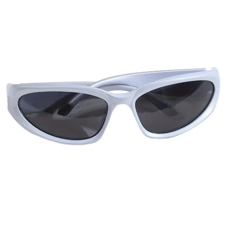 Cyberpunk Futuristic Fashion Glasses Tinted Lenses for Street Fashion Festive Events Unisex Men Women Festival Gear Edgy Style