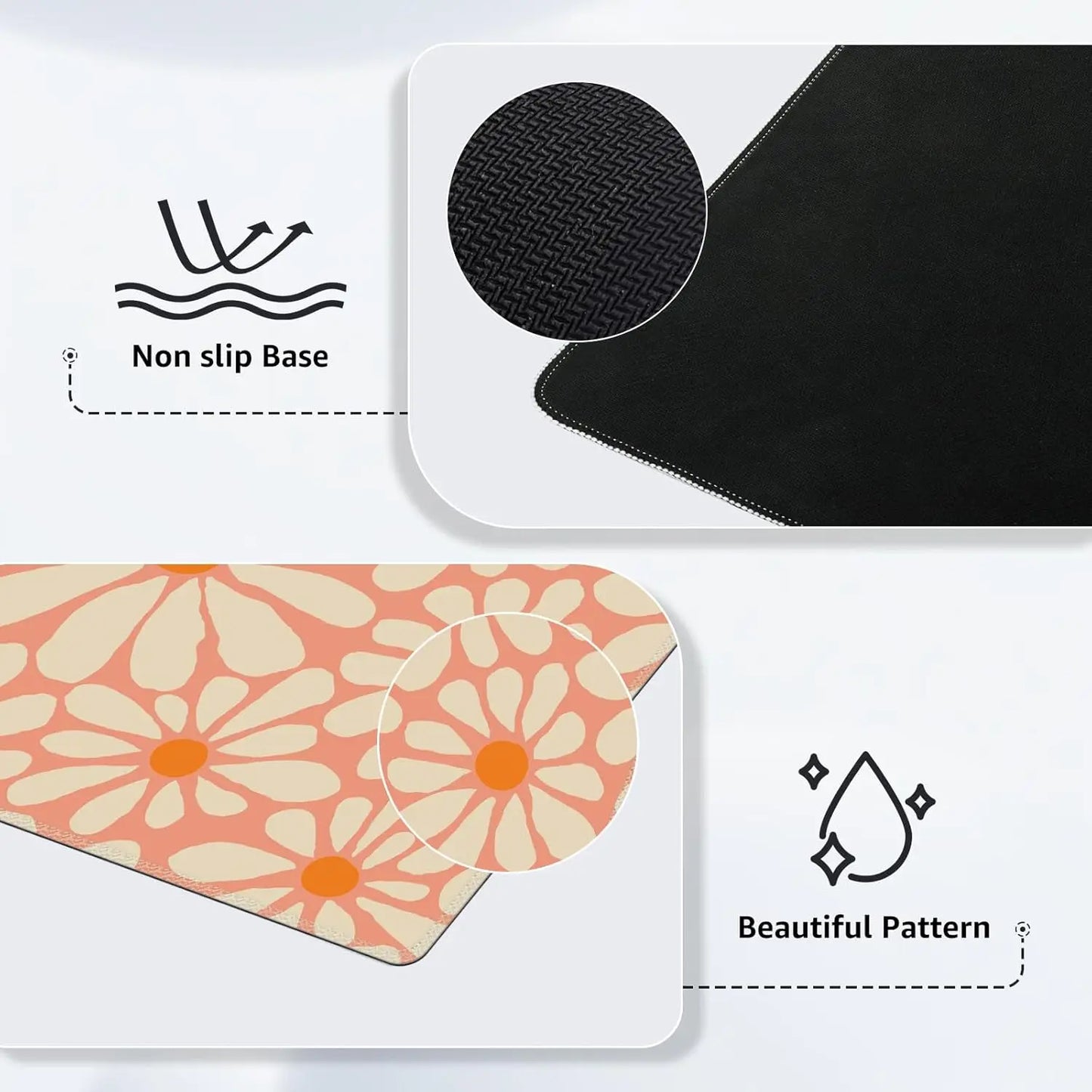 Desk Mat for Desktop, Cute Desk Pad Mat, XXL Large Mouse Pad for Desk,  Keyboard Pad Mouse Mat for Computer, Work, Gaming