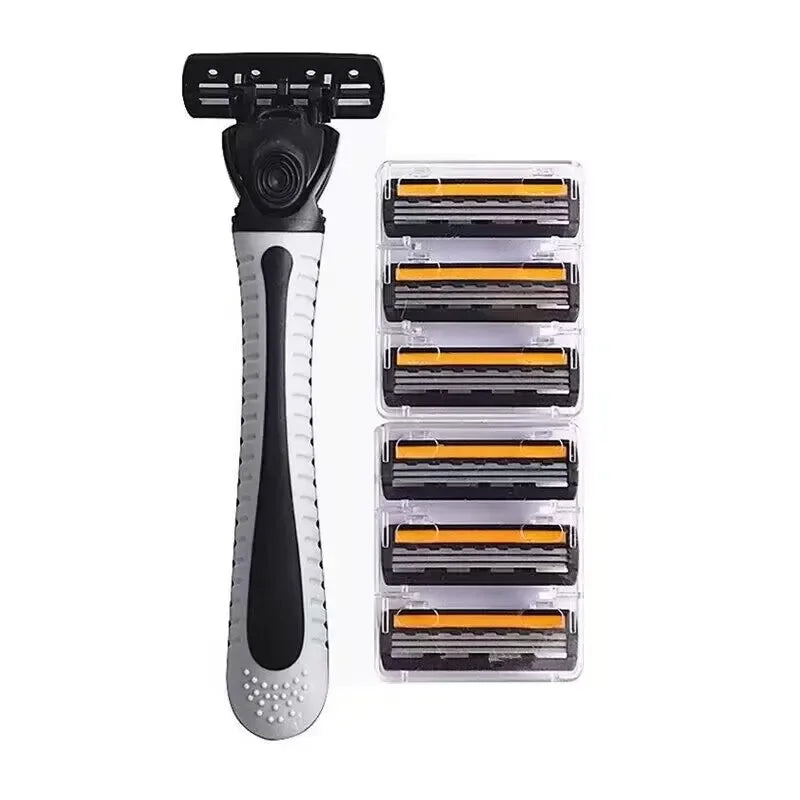 Men Razor Shaving 3Layer Shaver Reusable Razor Imported Blade Multi-Head Change