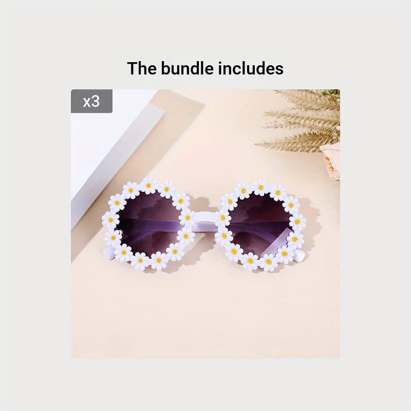 Charming Girl Flower Fashion Glasses, Glasses for Girls