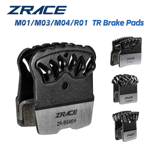 ZRACE Resin Brake Pads Heat Lnsulation PADS Steel-aluminum Composite Back Plate, Compatible with a Variety of Calipers