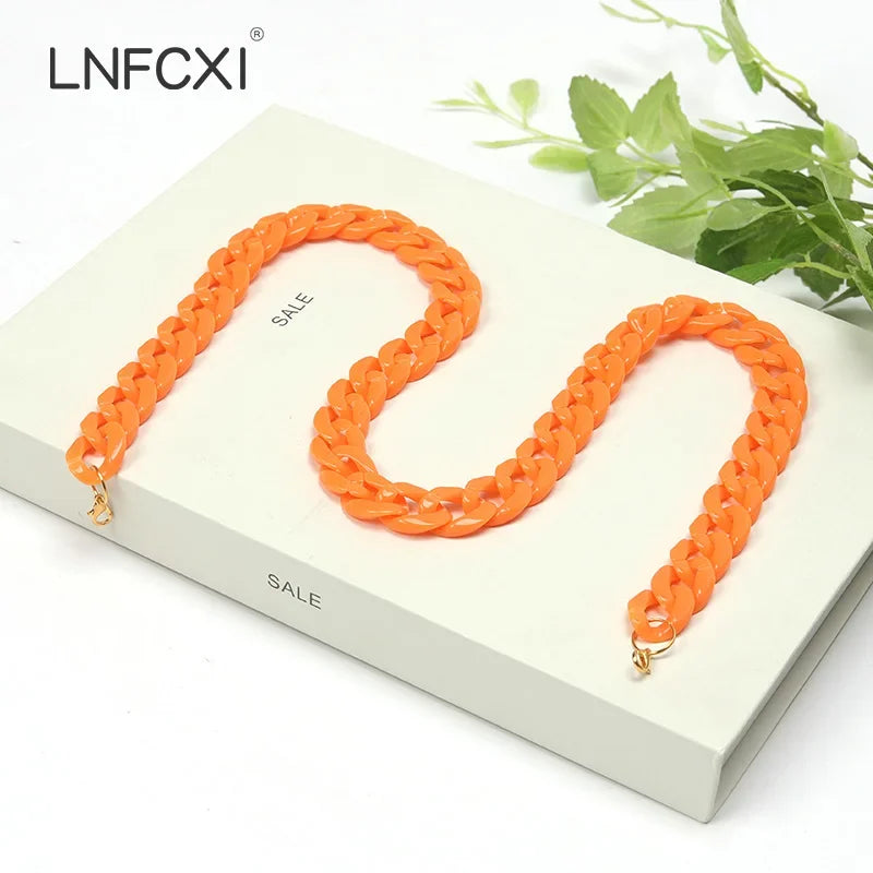 New Fashion Men Women Neck Chain for Mask Glasses Acrylic Sunglasses Chains Lanyard Reading Eyeglasses Cord Neck Strap Rope