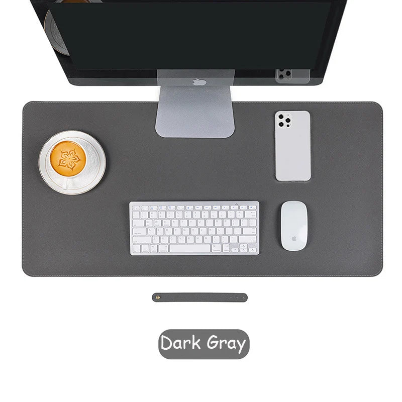 Protector PU Desk Mat Large Size Office Waterproof Mouse Pad XXL Desktop Gaming MousePad Mouse Mat Computer Accessories