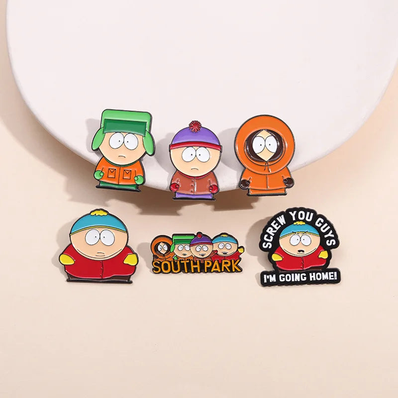 Coming Home Enamel Pin Cute South Park Badge Backpack Clothes Jewelry Accessorie