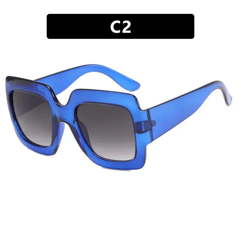JNPCXI Oversized Square Sunglasses Women Fashion Shades UV400 Men Luxury Brand Designer Male Female Sun Glasses