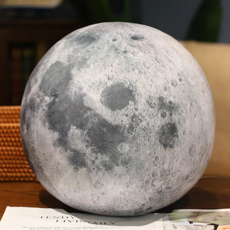 New17cm/27cm Simulation Earth Moon Sun Martian Mercury Sphere Plush Toy Pillow Star Doll Room Decor Birthday Gift For Kids Boys