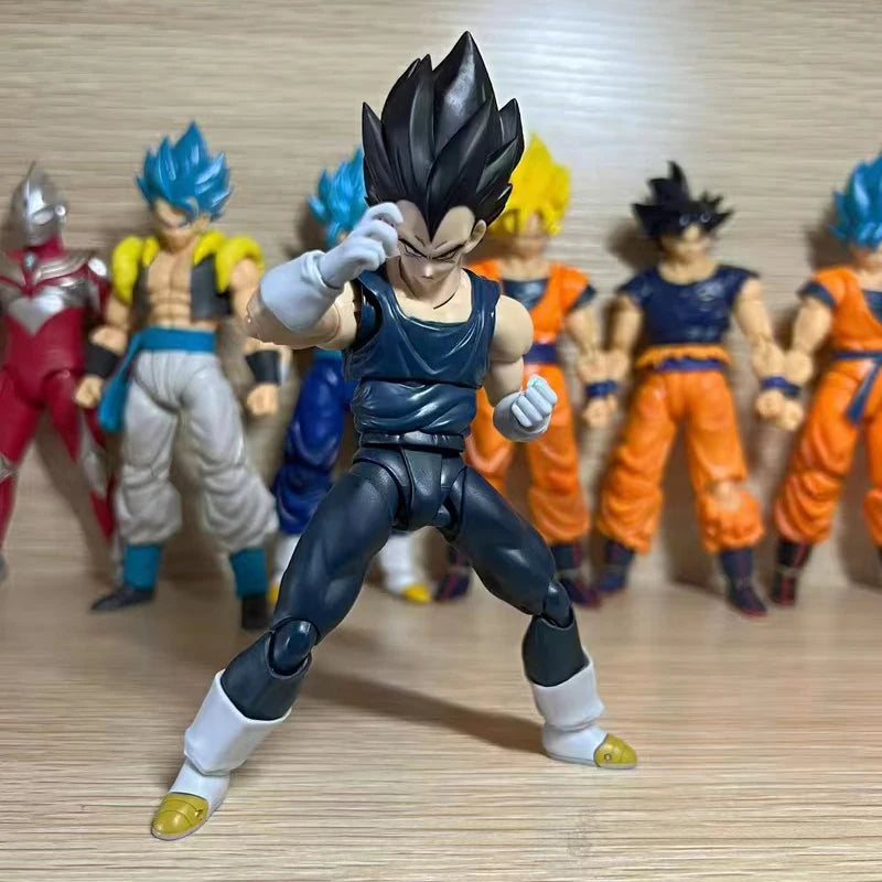 Anime Super Dragon Ball Combat Shf Saiyan Base Vegeta Movable Action Figure