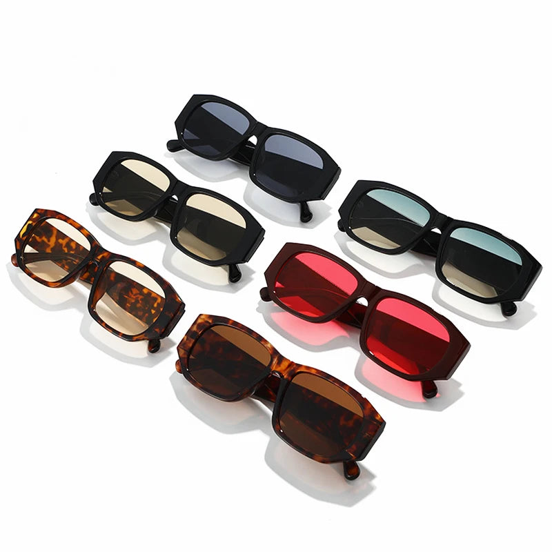 JNPCXI Luxury Brand Designer Square Sunglasses Women UV400 Sun Glasses Ladies Daily Causal Shades Suitable Sun Pieces Gafas