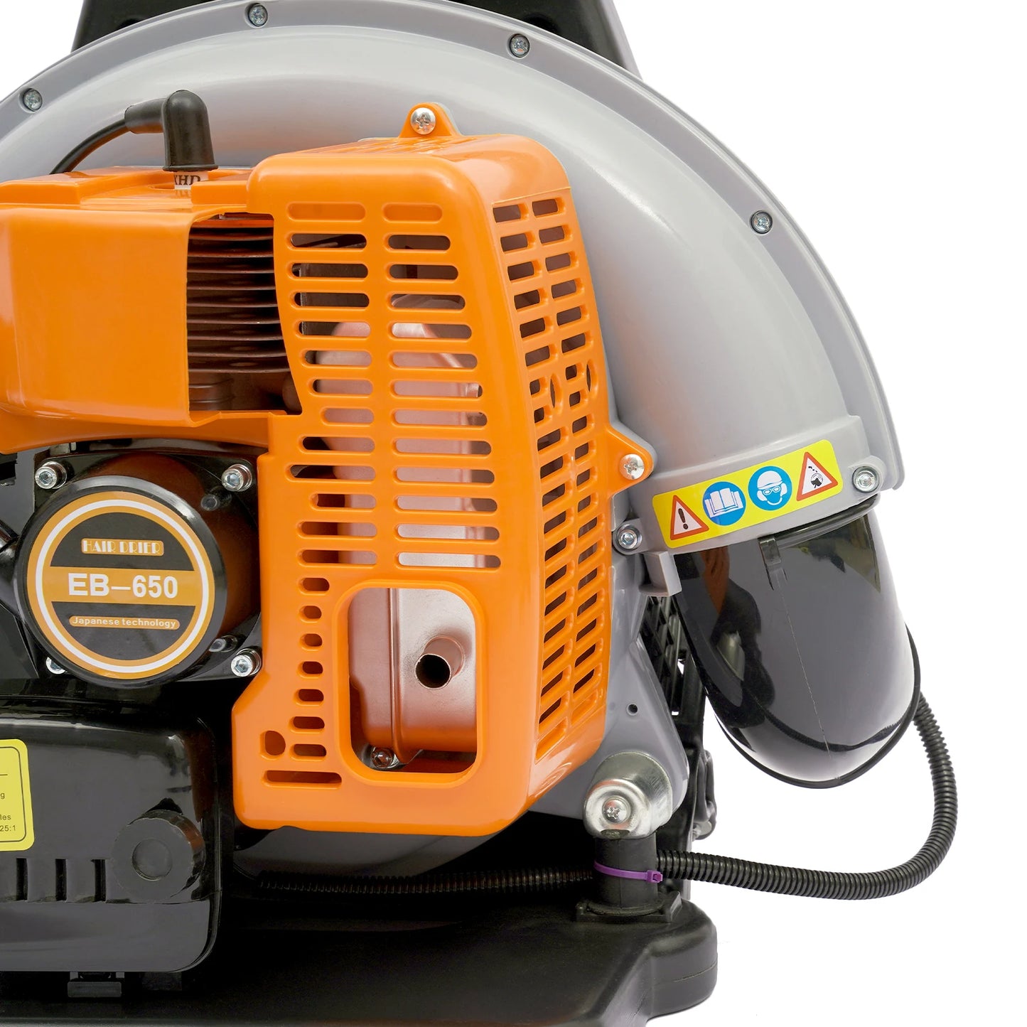 Gasoline-Powered Backpack Leaf Blower Air-Cooled System Ideal for Road Sweeping